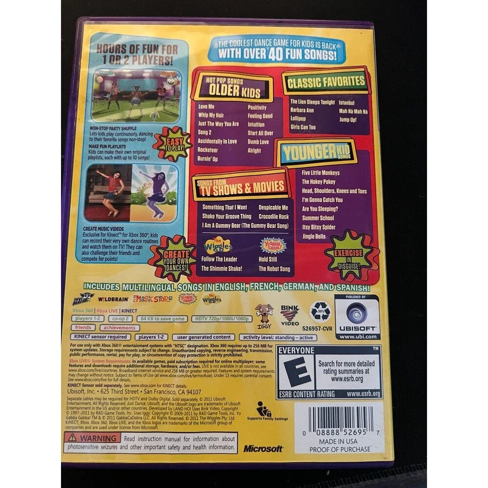 Just dance kids 2 for Xbox 360